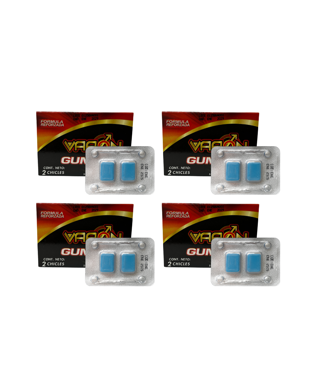 Varon Gum 4 Piezas